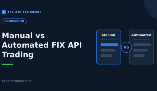 fix api manual trading vs automated trading